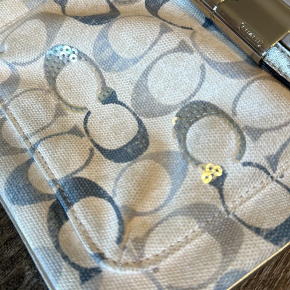 Coach Signature Crossbody with Sequins and Metal Buckle - Picture 7 of 7